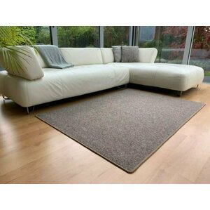 Kusový koberec Porto hnědý (Varianta: 1 m2 s obšitím)