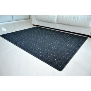Kusový koberec Udinese antracit (Varianta: Kulatý 100 cm průměr)