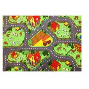 Dětský koberec Farma II. (Varianta: 133x133 cm)