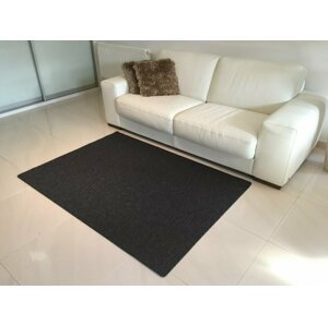 Kusový koberec Nature antraciet (Varianta: 1 m2 bez obšití)