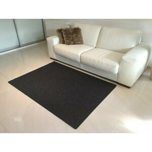 Kusový koberec Nature antraciet (Varianta: 1 m2 s obšitím)