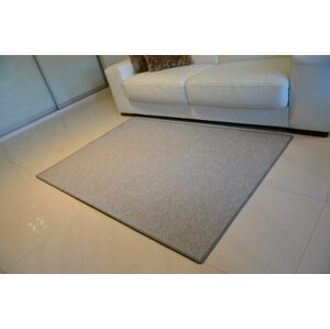 Kusový koberec Nature platina (Varianta: Kulatý průměr 57 cm)