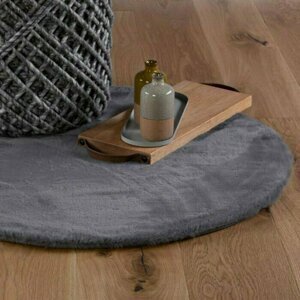 Kusový koberec Cha Cha 535 grey (Varianta: Kulatý 80 cm průměr)