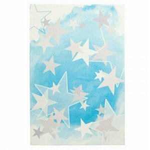 Dětský koberec Stars 410 blue (Varianta: 120 x 170 cm-SLEVA)