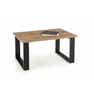 Konferenční stůl Libra, dub wotan / černá