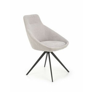 Kovová židle K431, šedá