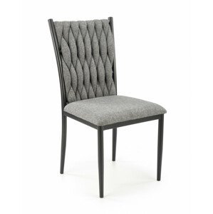 Kovová židle K435, šedá