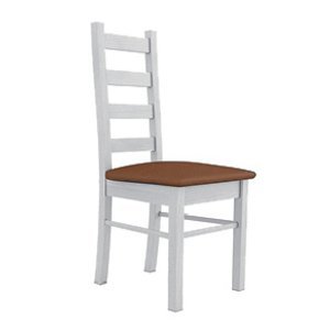 Jídelní židle Provence ZRK6, bílá borovice / dub lefkas, lamino