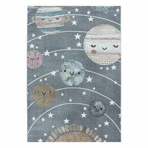 Dětský koberec Funny 2105 grey (Varianta: 80 x 150 cm)