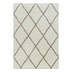 Kusový koberec Alvor shaggy 3401 cream (Varianta: 200 x 290 cm)