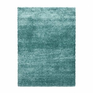 Kusový koberec Brilliant shaggy 4200 aqua (Varianta: Kruh průměr 120 cm)