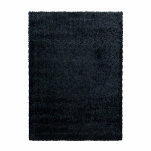 Kusový koberec Brilliant shaggy 4200 black (Varianta: 240 x 340 cm)