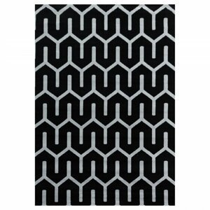 Kusový koberec Costa 3524 black (Varianta: 120 x 170 cm)