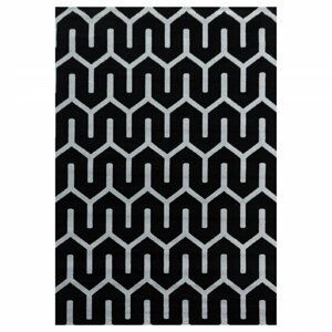 Kusový koberec Costa 3524 black (Varianta: 80 x 150  cm)