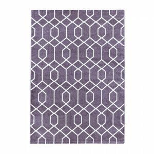 Kusový koberec Efor 3713 violet (Varianta: 80 x 250 cm)