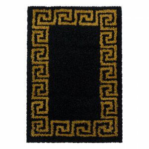 Kusový koberec Hera shaggy 3301 gold (Varianta: 280 x 370 cm)