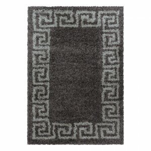 Kusový koberec Hera shaggy 3301 taupe (Varianta: 120 x 170 cm)