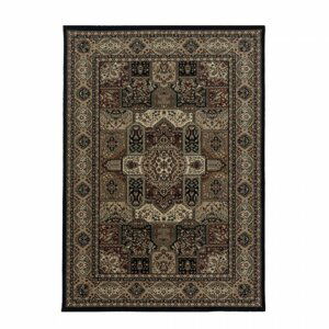 Kusový koberec Kashmir 2603 black (Varianta: 120 x 170 cm)