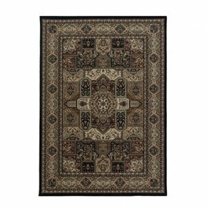 Kusový koberec Kashmir 2603 black (Varianta: 160 x 230 cm)