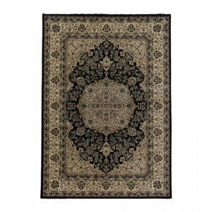 Kusový koberec Kashmir 2608 black (Varianta: 120 x 170 cm)