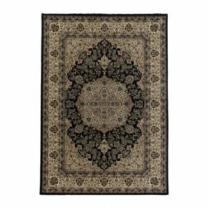 Kusový koberec Kashmir 2608 black (Varianta: 160 x 230 cm)