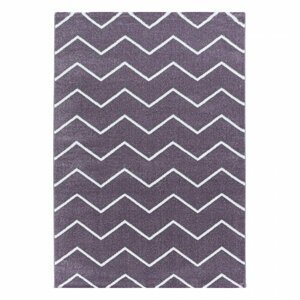 Kusový koberec Rio 4602 lila (Varianta: 80 x 150  cm)