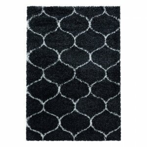 Kusový koberec Salsa shaggy 3201 antraciet (Varianta: 140 x 200 cm)