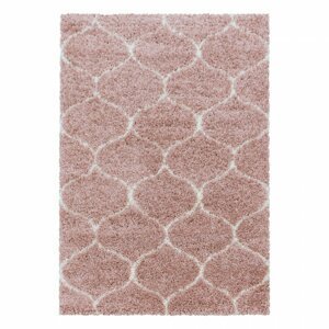 Kusový koberec Salsa shaggy 3201 rose (Varianta: 240 x 340 cm)
