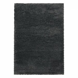 Kusový koberec Fluffy shaggy 3500 grey (Varianta: Kruh průměr 200 cm)