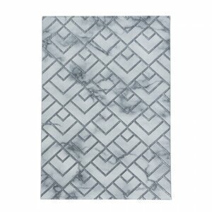 Kusový koberec Naxos 3813 silver (Varianta: 140 x 200 cm)