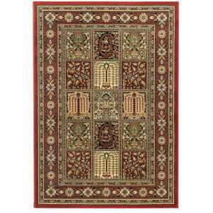 Sintelon doo Kusový koberec SOLID 12/CVC, Červená, Vícebarevné (Rozměr: 133 x 200 cm)