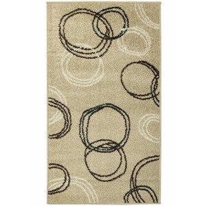 Oriental Weavers International Kusový koberec LOTTO 290/FM7Y, Béžová, Vícebarevné (Rozměr: 67 x 120 cm)