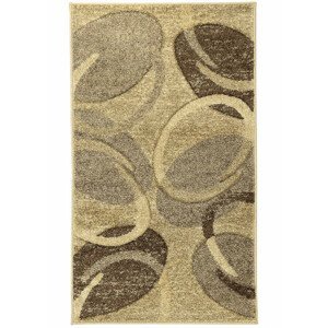 Oriental Weavers International Kusový koberec PORTLAND 2093/AY3Y, Hnědá (Rozměr: 67 x 120 cm)