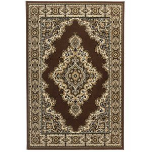 Sintelon doo Kusový koberec PRACTICA 58/DMD, Hnědá, Vícebarevné (Rozměr: 150 x 225 cm)