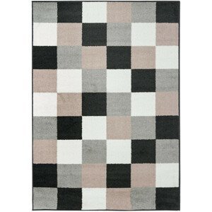 Oriental Weavers International Kusový koberec LOTTO 923/HR5X, Růžová, Vícebarevné (Rozměr: 100 x 150 cm)