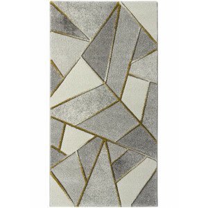 Medipa Handels GmbH Kusový koberec DIAMOND 22647/957, Šedá, Vícebarevné (Rozměr: 120 x 170 cm)
