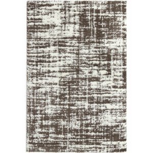 Oriental Weavers International Kusový koberec NANO SHAG 6/GY6W, Béžová, Hnědá, Vícebarevné (Rozměr: 100 x 150 cm)