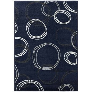 Oriental Weavers International Kusový koberec LOTTO 290/HY4B, Modrá, Vícebarevné (Rozměr: 67 x 120 cm)