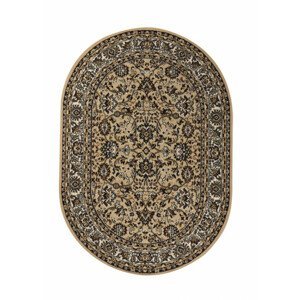 Sintelon doo Kusový koberec PRACTICA ovál 59/EVE, Béžová, Vícebarevné (Rozměr: 200 x 290 cm)