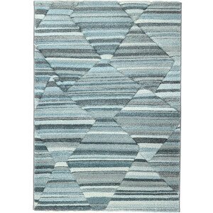Sintelon doo Kusový koberec VEGAS HOME / PASTEL ART 01/SKS, Modrá, Vícebarevné (Rozměr: 140 x 200 cm)