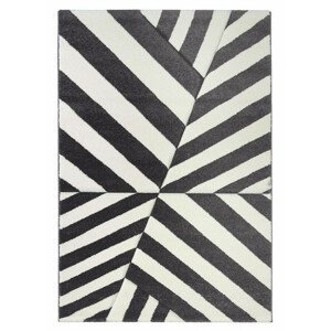 Sintelon doo Kusový koberec VEGAS HOME / PASTEL ART 23/GVG, Černá, Vícebarevné (Rozměr: 120 x 170 cm)