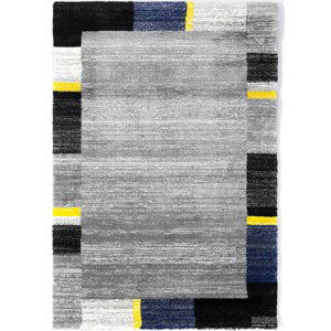 Teppiche Lalee OHG. Kusový koberec AMRIT 152/blue, Šedá, Vícebarevné