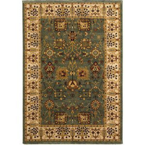 Oriental Weavers International Kusový koberec PRAGUE 636/IB2G, Zelená, Vícebarevné (Rozměr: 67 x 120 cm)