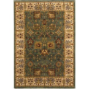 Oriental Weavers International Kusový koberec PRAGUE 636/IB2G, Zelená, Vícebarevné (Rozměr: 133 x 190 cm)