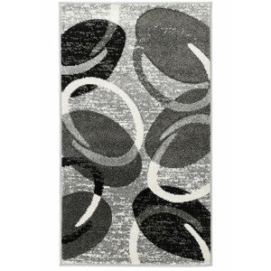 Oriental Weavers International Kusový koberec PORTLAND 2093/PH2Z, Šedá, Vícebarevné (Rozměr: 67 x 120 cm)