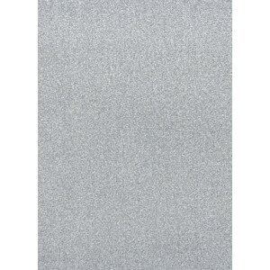 CONDOR CARPETS Metrážový koberec SICILY 373, šíře role 400 cm, Stříbrná (Šířka role: 4 m)