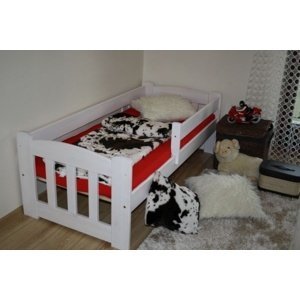 Dětská postel Jas 70x160cm s roštem (Barva dřeva: Borovice)