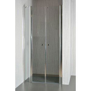 Dvoukřídlé sprchové dveře do niky SALOON C 7 grape sklo 91 - 96 x 195 cm