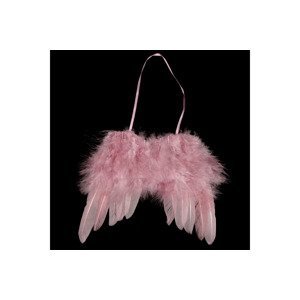 Andělská křídla z peří , barva růžová, baleno 1 ks v polybag. Cena za 1 ks. AK6110-PINK