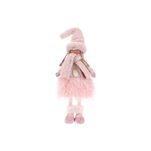 Děvčátko v růžovém kabátě a sukni, stojící. ZM1362, sada 2 ks